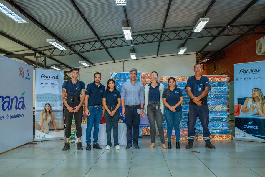 Paraná Colchones & Sommiers realizó una importante donación al Hospital Regional de Ciudad del Este